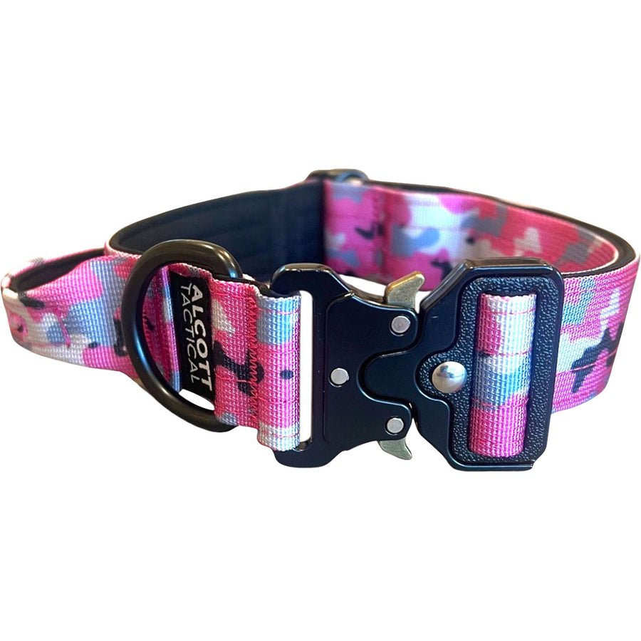 Alcott Tactical Collar, Pink Camo, XL - Specialty