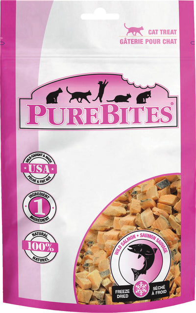 Purebites Freeze Dried Cat Treats, Salmon, .92 oz - Pet