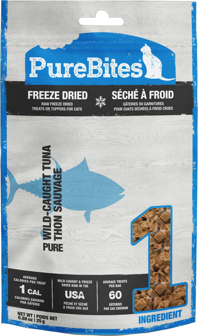 Purebites Freeze Dried Cat Treats, Tuna, .88 oz - Pet
