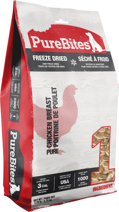 Purebites Freeze Dried Dog Treats, Chicken Breast, 28 oz - Soft Treats