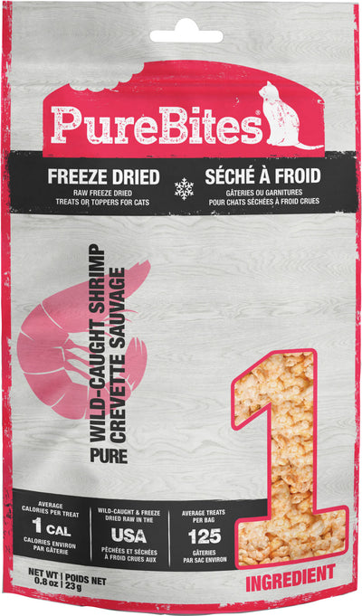 Purebites Freeze Dried Cat Treats, Shrimp, .8 oz - Edibles