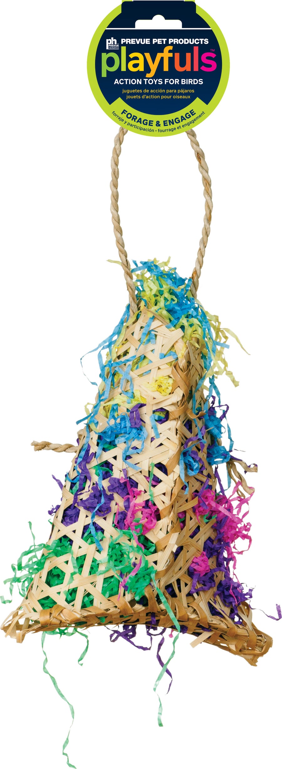 Prevue Pet Calypso Creations Fiesta Handbag Bird Toy, 7x9 in - General