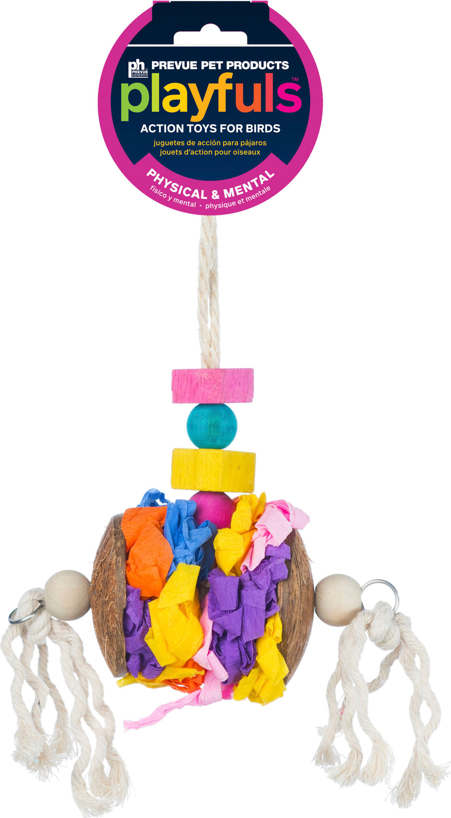 Prevue Pet Accordian Crinkle Bird Toy - General