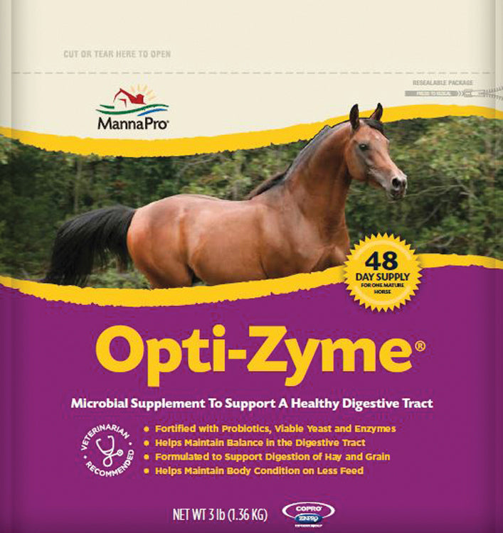 Manna Pro Opti-Zyme Probiotic Supplement, 3 lb - Digestion Metabolic