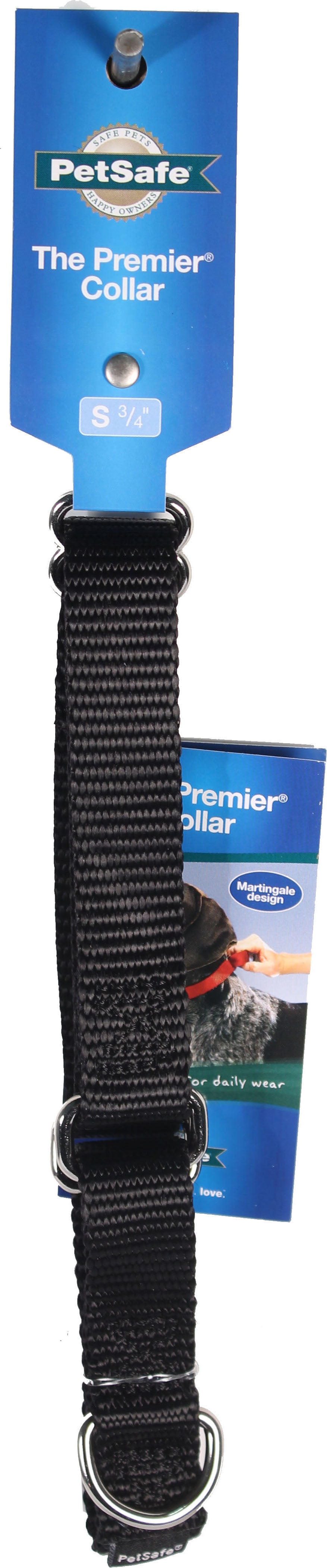 Petsafe Martingale Dog Collar, Black, SM - Specialty