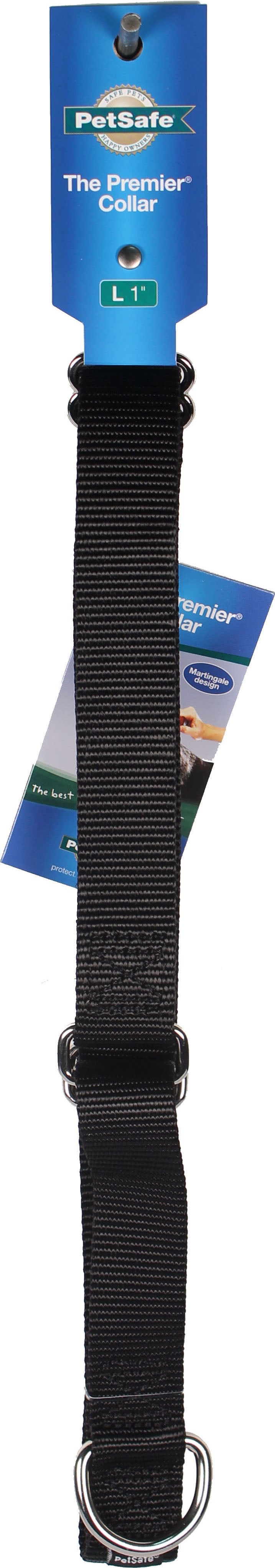 Petsafe Martingale Dog Collar, Black, LG - Specialty