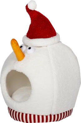 Prevue Pet Comfy Frosty's Cat Hideaway, White, 17x13x18 - Beds