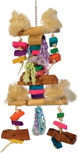 Prevue Pet Fluff n Stuff Bird Toy, xl-13x4x29 - General