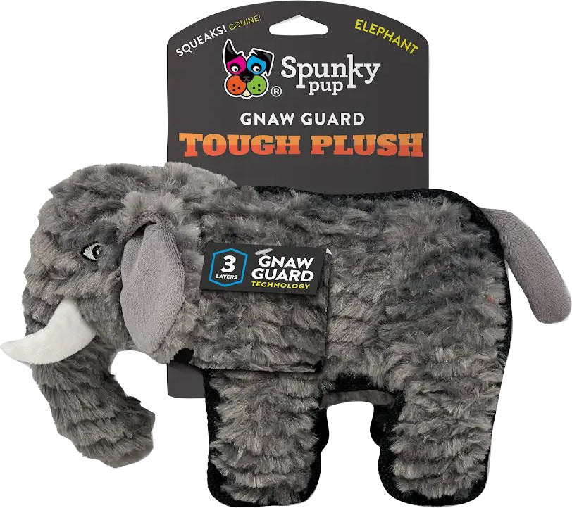 Spunky Pup Spunkypup Tough Plush - Plush Toy Elephant, Reg