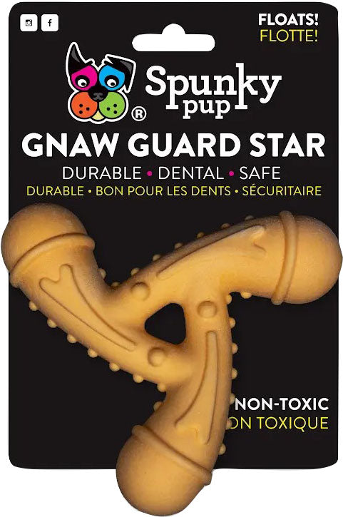 Spunky Pup Spunkypup Gnaw Guard Squeaky Toy Star, O/s - Rubber