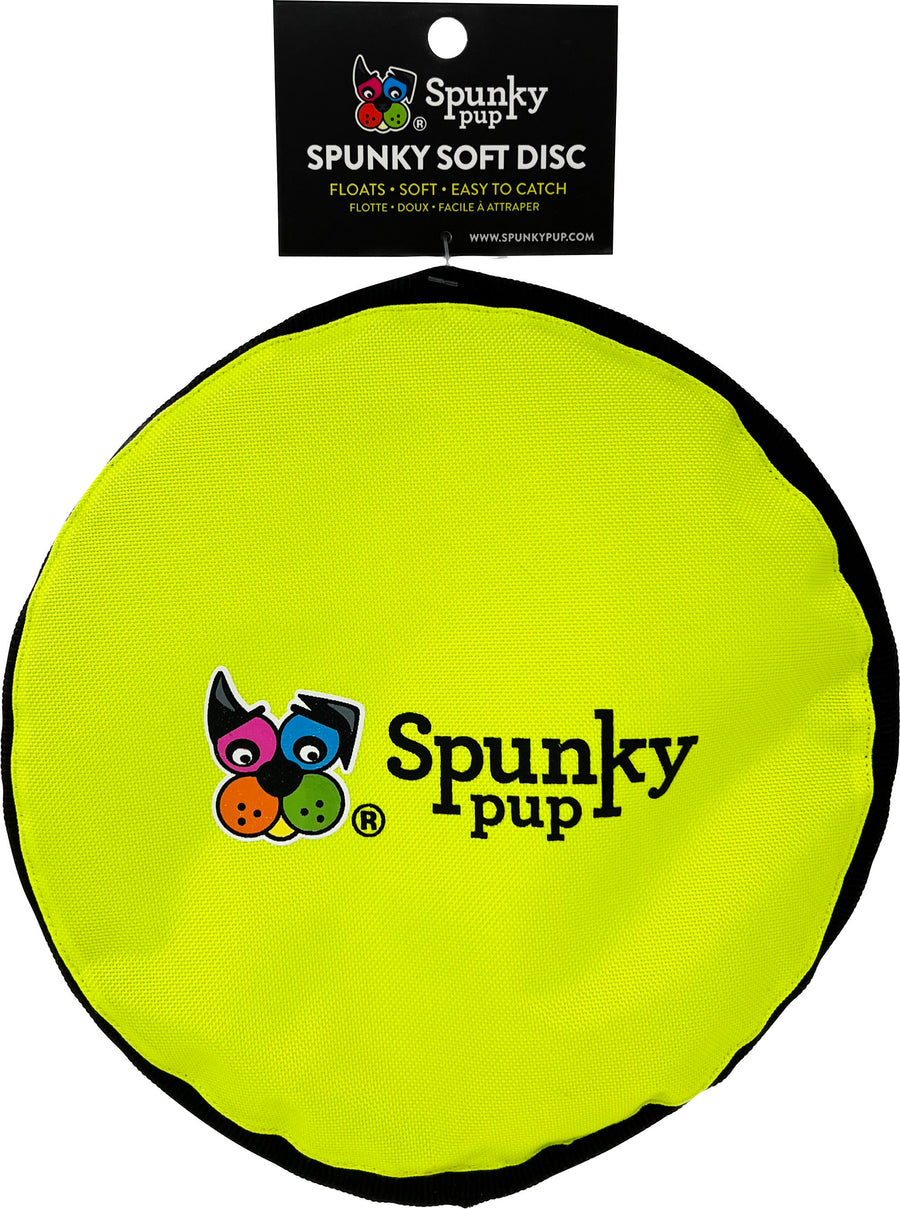 Spunky Pup Spunkypup Soft Disc Flying Fetch Toy - Launchers