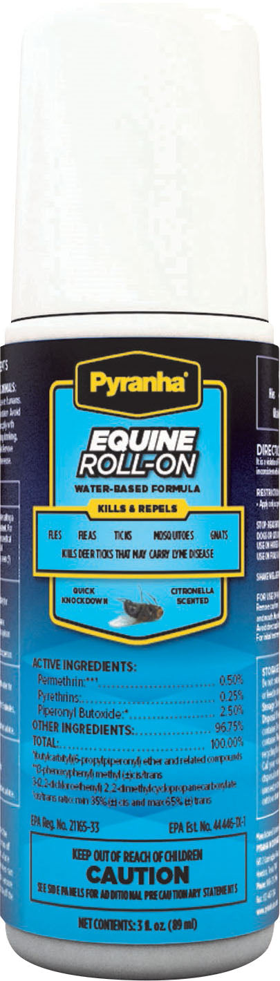 Pyranha Equine Roll-On Water Base Formula, 3 oz - Roll-On, Lotion and Powder