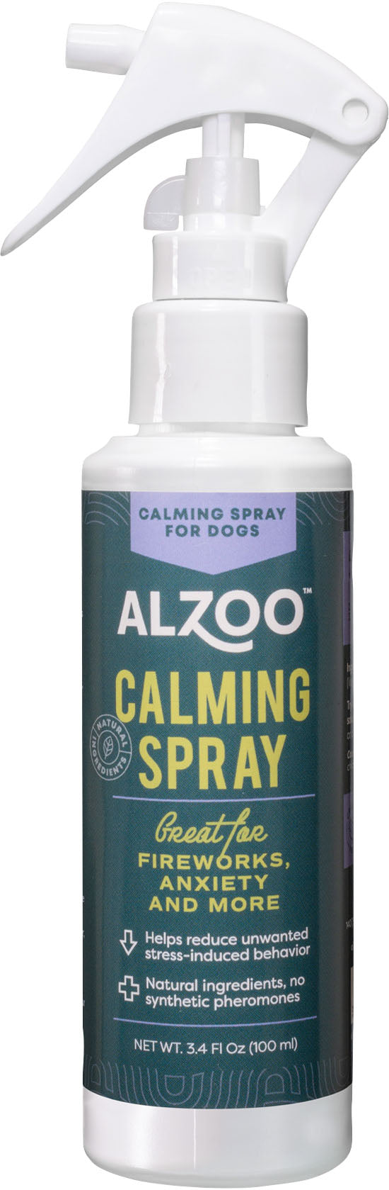 Alzoo Plant-Based Calming Spray Dog, 3.4 oz - Anxiety Relief