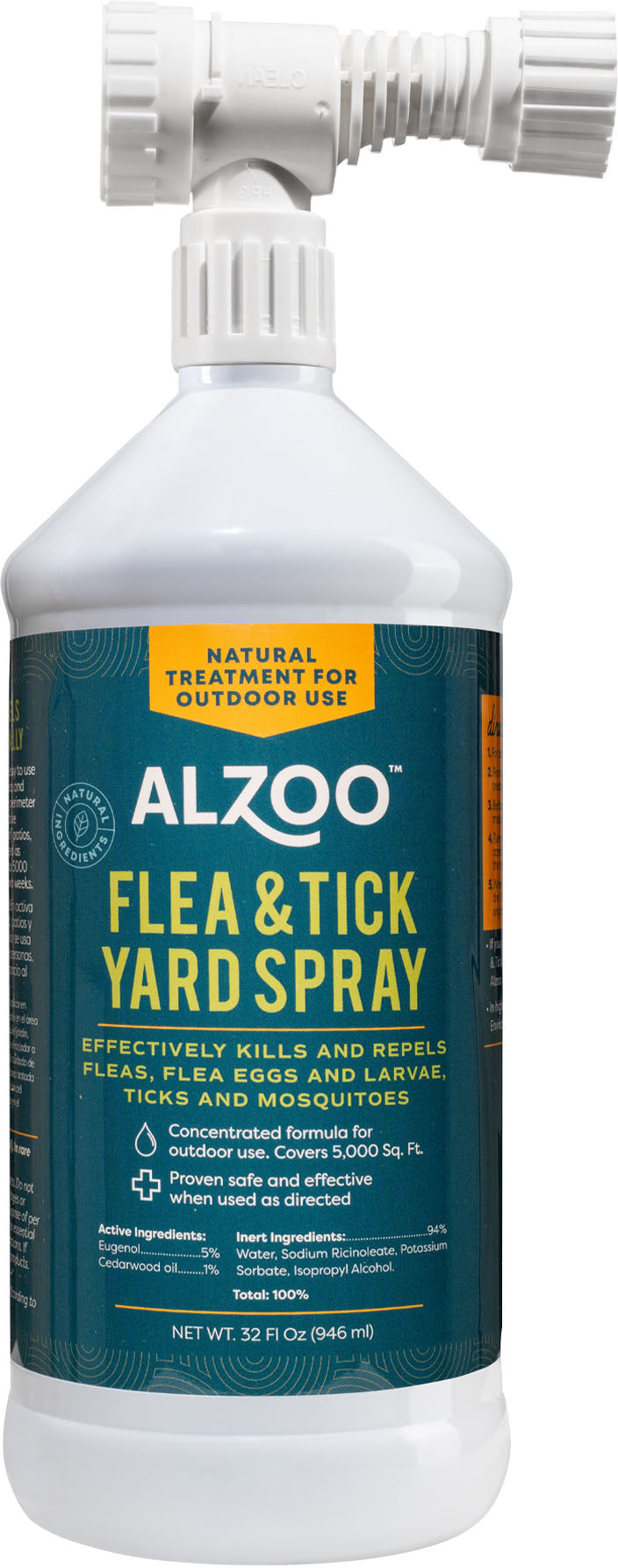 Alzoo Plant-Based Yard Spray, 32 oz - Outdoor Use
