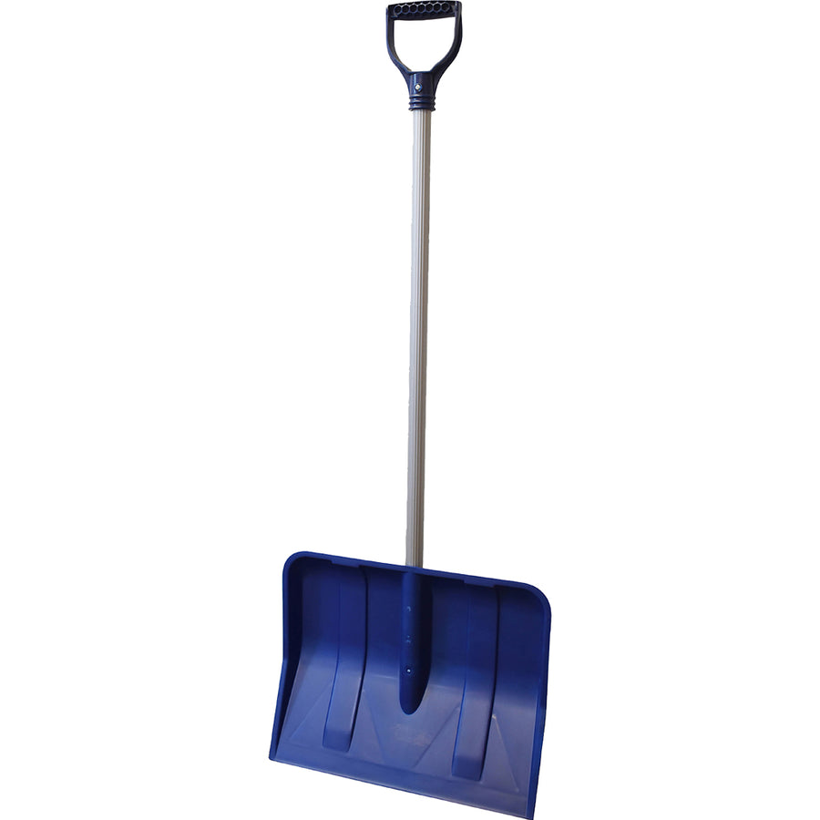 Rugg Poly Snow Shovel D Handle, Bl, 18 in