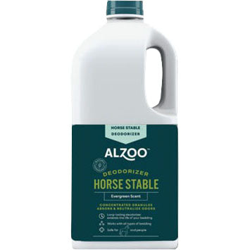 Alzoo Mineral-Based Horse Stall Deodorizer, Evergreen, 6.6 lb - Stable and Barn