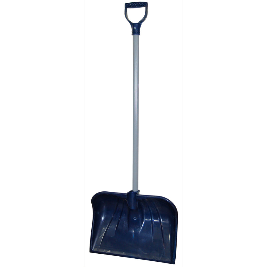 Rugg Poly Snow Combo D Handle, Blk, 18 in - Shovel
