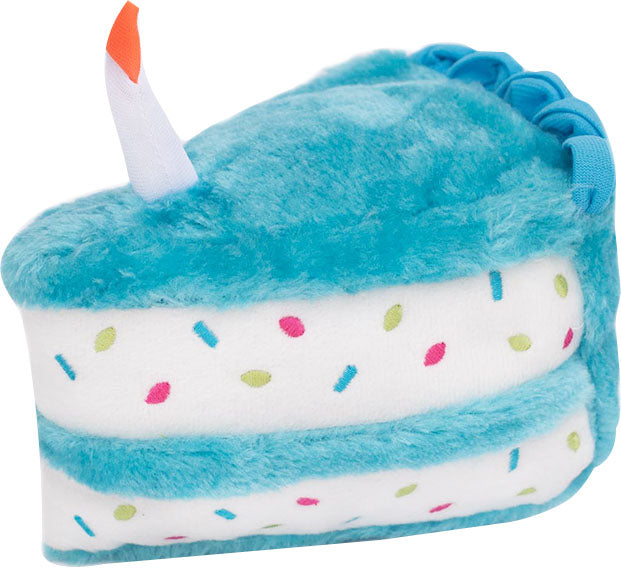 Zippypaws Birthday Cake, Blue, MD - Plush