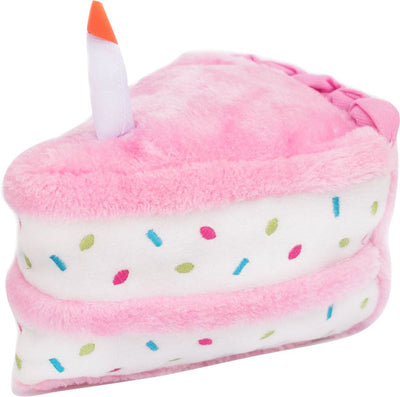 Zippypaws Birthday Cake, Pink, MD - Plush