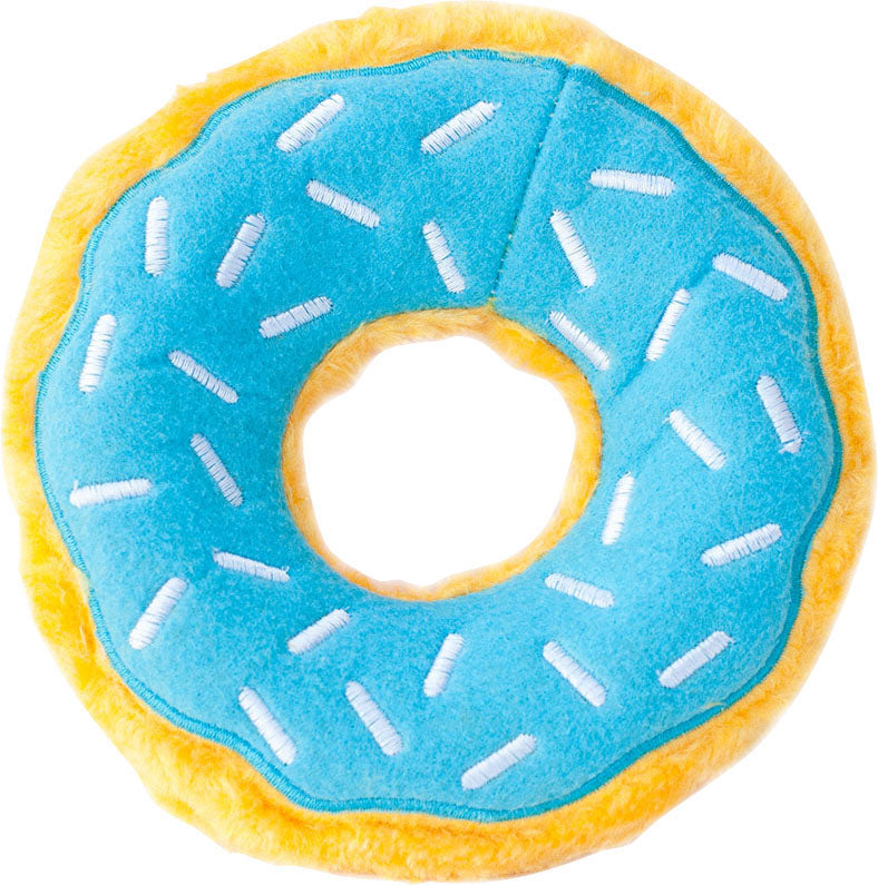 Zippypaws Donut Blueberry, Blue, Reg - Plush