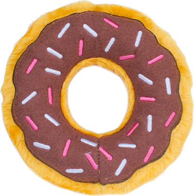 Zippypaws Donut Chocolate, Brown, Reg - Plush