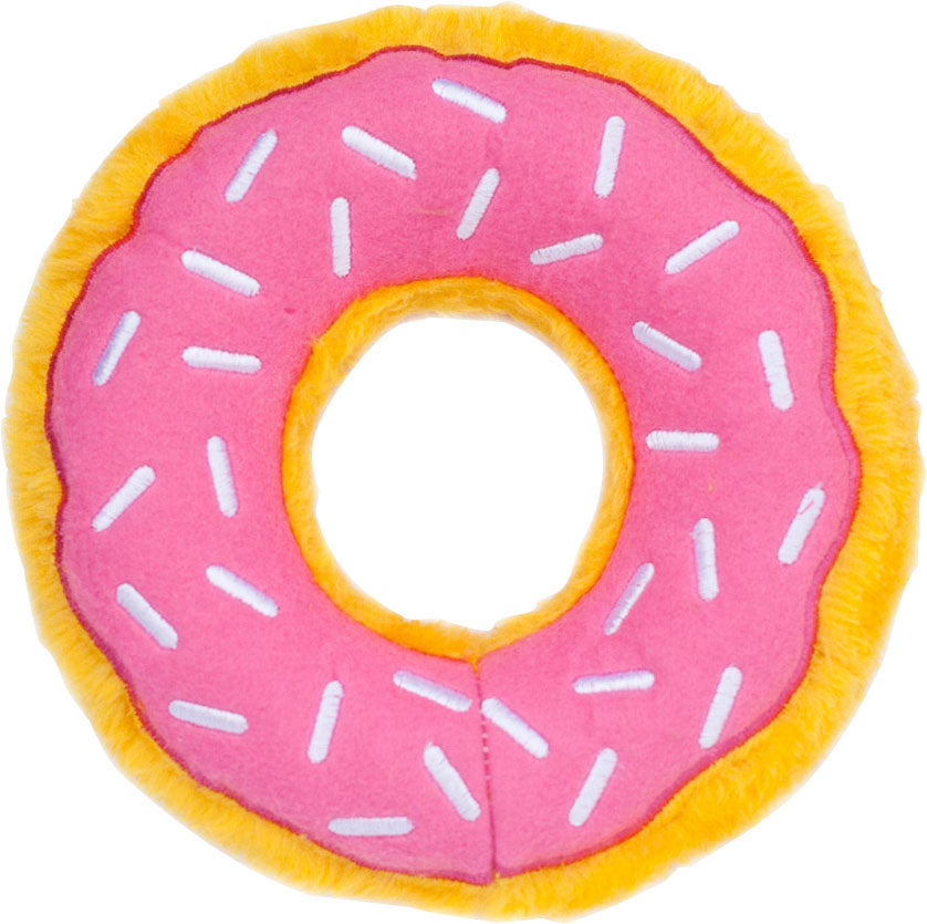 Zippypaws Donut Strawberry, Pink, Reg - Plush