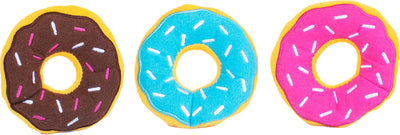 Zippypaws Miniz Donut, sm-3 pk - Plush