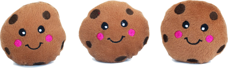 Zippypaws Miniz Cookies, Brown, xs-3 pk - Plush