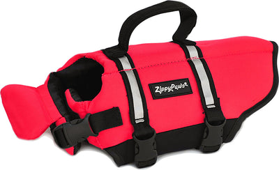 Zippypaws Adventure Life Jacket, Red/Black, XXS - Life Jackets
