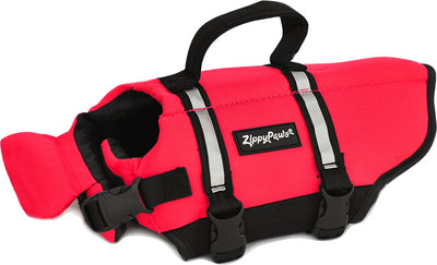 Zippypaws Adventure Life Jacket, Red/Black, SM - Life Jackets