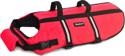 Zippypaws Adventure Life Jacket, Red/Black, MD - Life Jackets