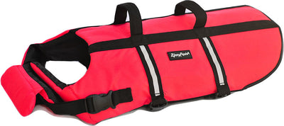 Zippypaws Adventure Life Jacket, Red/Black, LG - Life Jackets