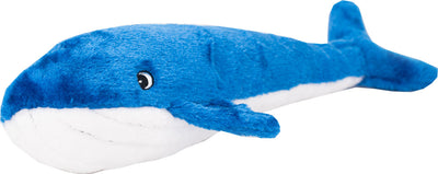 Zippypaws Jigglerz Whale, Blue, LG - Plush