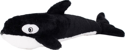 Zippypaws Jigglerz Killer Whale, Black, LG - Plush