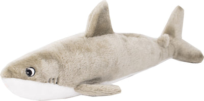 Zippypaws Jigglerz Shark, Gray, LG - Plush