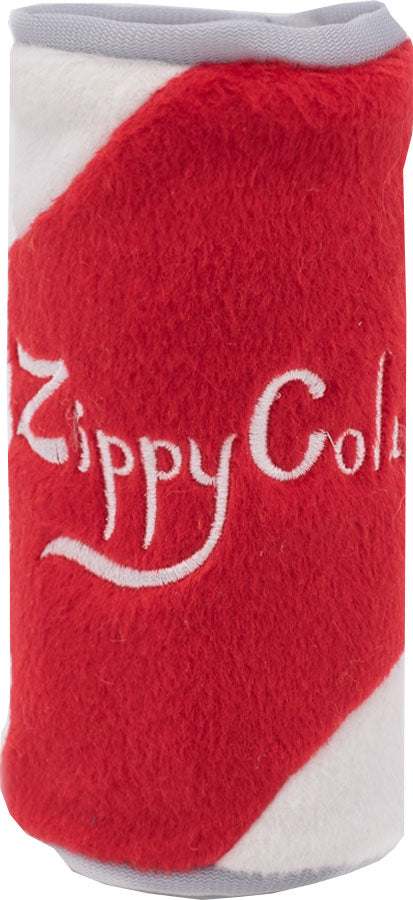 Zippypaws Squeakie Can Zippy Cola, Red/White, SM - Plush