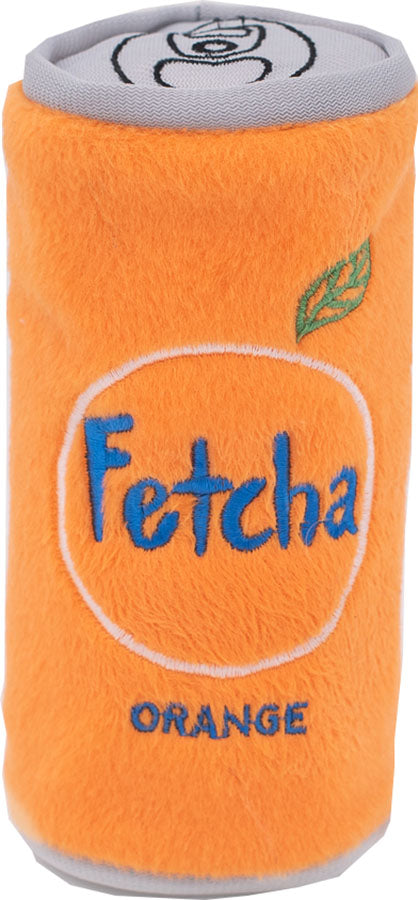 Zippypaws Squeakie Can Fetcha, Orange, SM - Plush