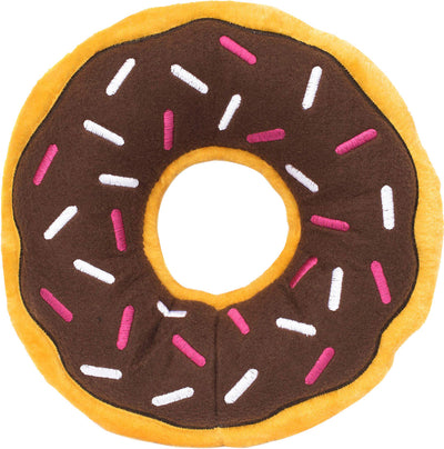Zippypaws Donut Chocolate, Brown, Jumbo - Plush