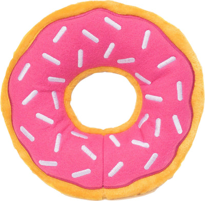 Zippypaws Donut Strawberry, Pink, Jumbo - Plush