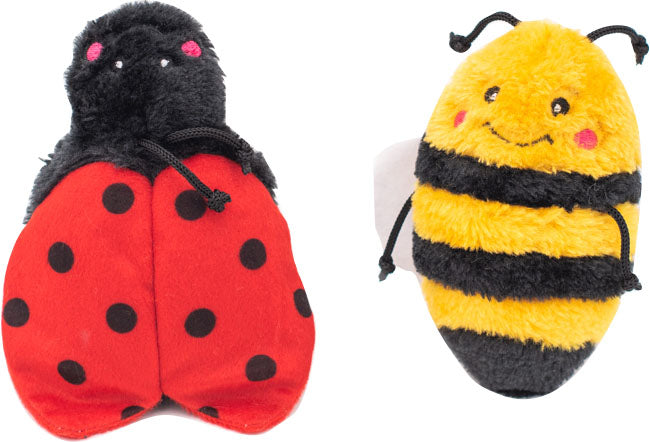 Zippypaws Crinkle Bee & Ladybug, sm-2 pk - Plush