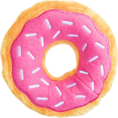 Zippypaws Mini Donut Strawberry, Pink, SM - Plush