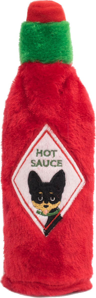 Zippypaws Crusherz Hot Sauce Pupbasco, Red, MD - Plush