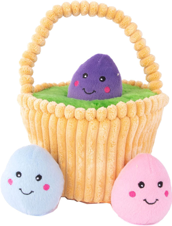 Zippypaws Easter Zippy Burrow Easter Egg Basket, LG - Plush
