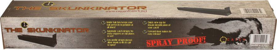 Catch Mor Skunkinator Trap, Black, 33.5x5.5x4.5 in - Traps