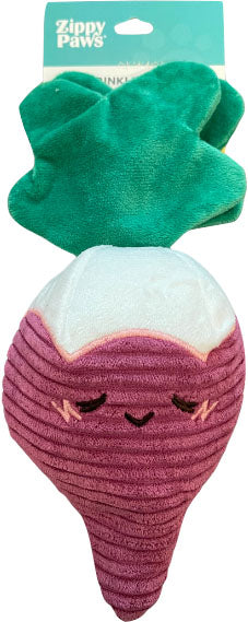 Zippypaws Crinkle Crops Radish, MD - Plush