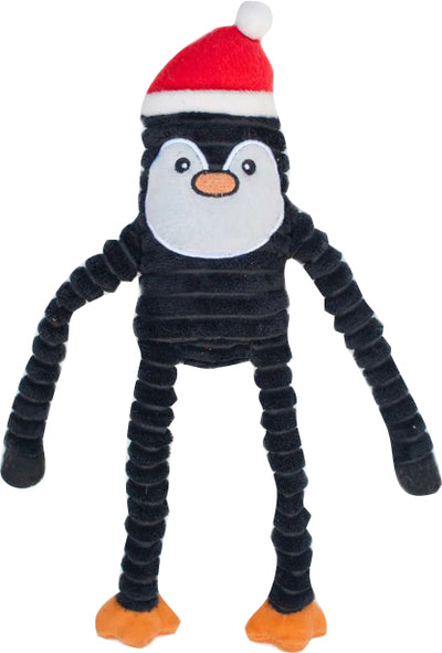 Zippypaws Holiday Crinkle Penguin, SM - Christmas