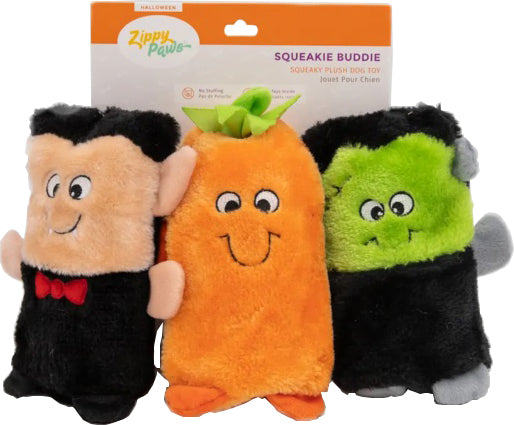 Zippypaws Halloween Colossal Buddies, md-3 pk - Plush