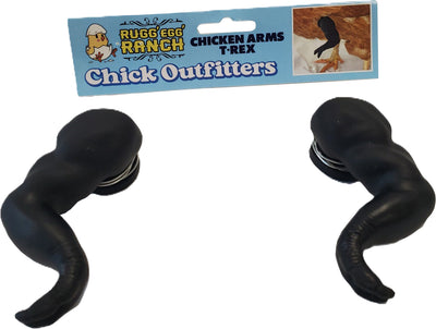 Chick Outfitters Rugged Ranch T-Rex Chicken Arms, Black - Toys