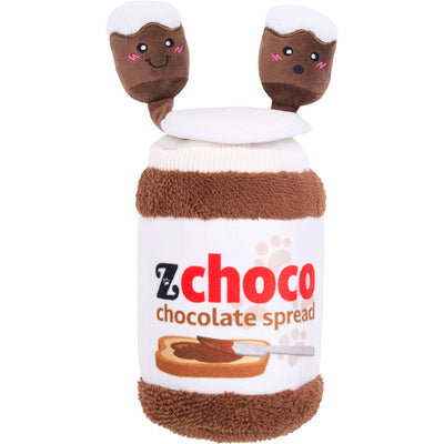 Zippypaws Bungee Burrow - Chocolate Spread Jar, O/s - Plush