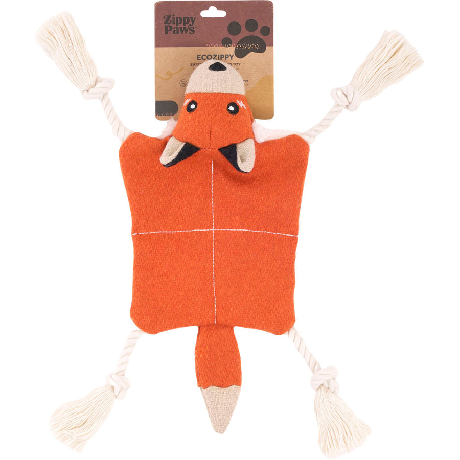 Zippypaws Eco Knotty Crawler - Fox, O/s - Plush